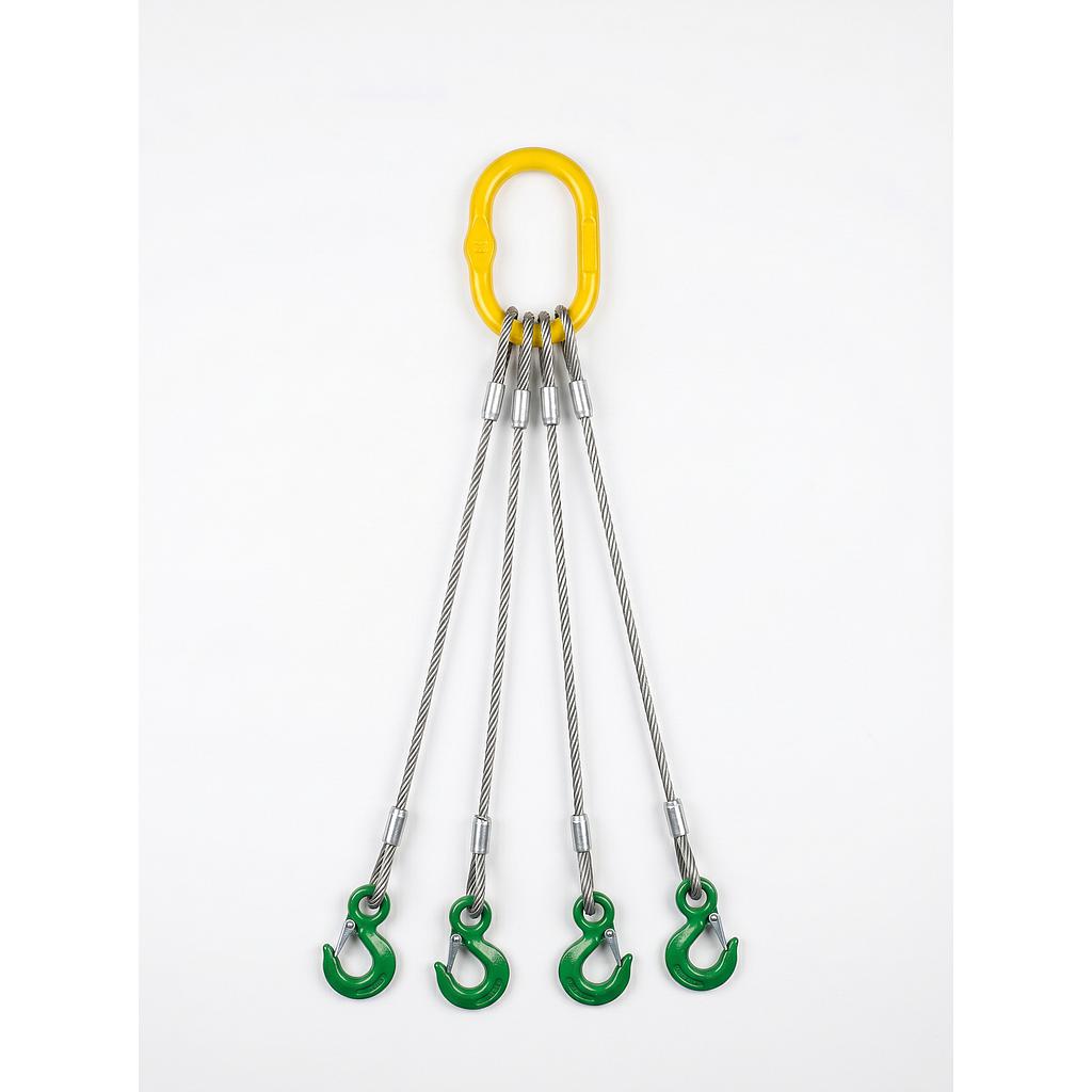 ESTROBO DE CABLE 1" X 4 RAMALES OJOS C/GANCHOS (10.0 MTS)
